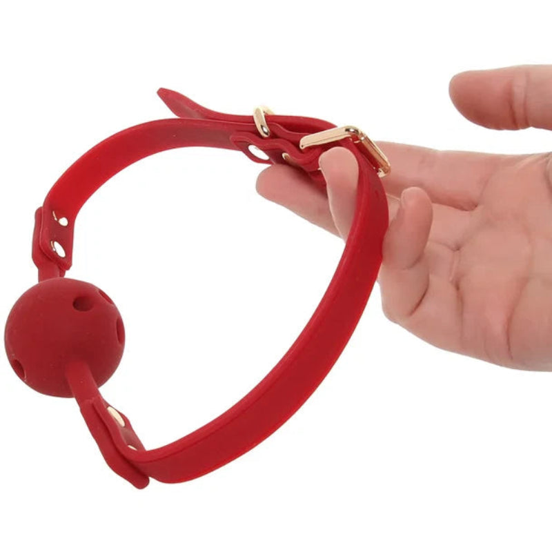 Temptasia 'Ardor' Silicone Ball Gag - Red