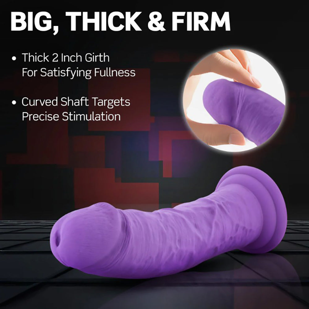 Ruse Jammy Dildo 8" - Purple