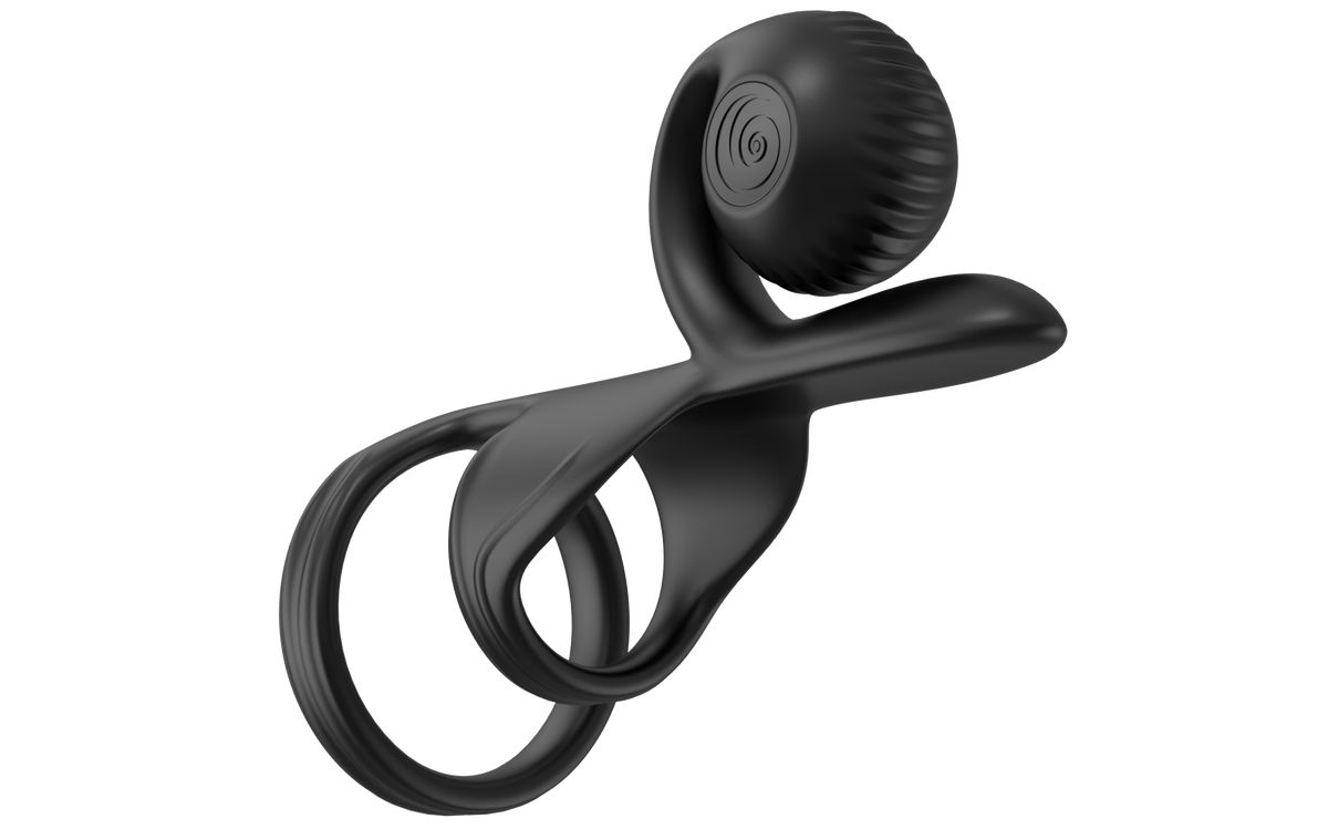 SVibe Snail Jovi Couples Ring - Black - view 7