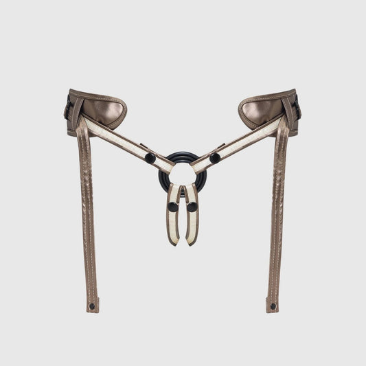 Strap-On-Me Leatherette Harness Desirous