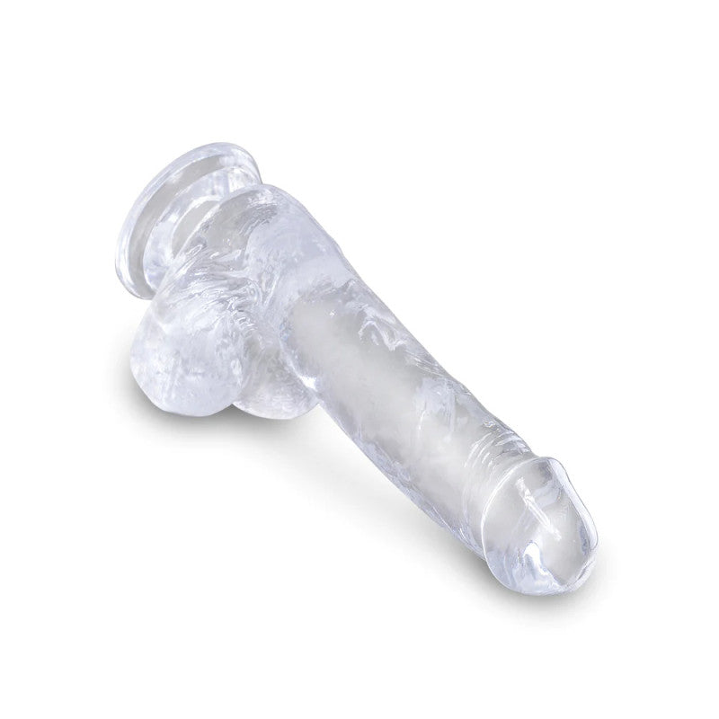 King Cock Clear 6" Cock with Balls