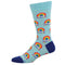 Socksmith Pride Crew Socks - Blue Heather