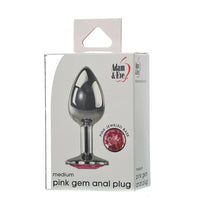 Adam & Eve 'Pink' Gem Anal Plug -Medium