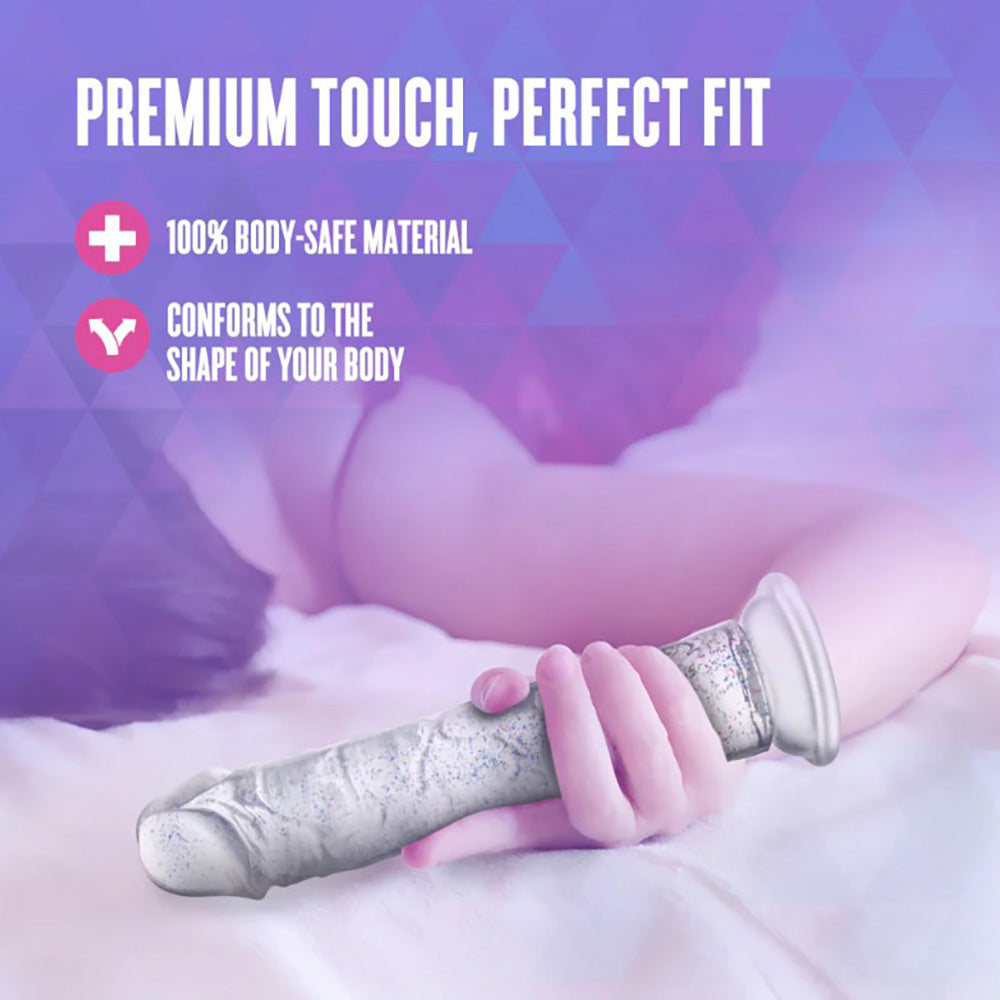 Naturally Yours - Glamor - Sparkling Clear Dildo 7"
