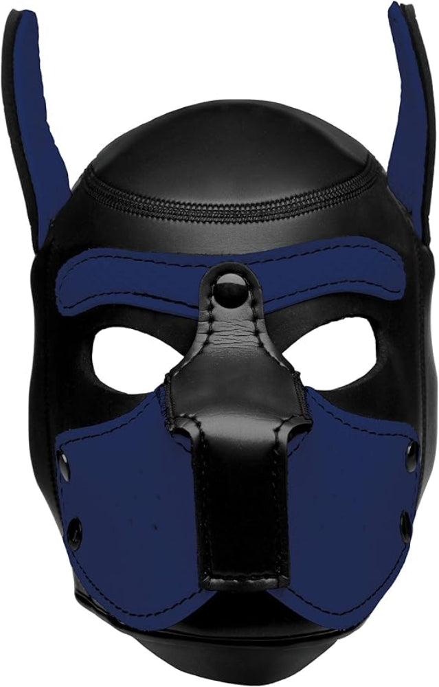 Master Series "Spike" Neoprene Puppy Hood -Blue