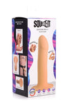 Squeeze-It Phallic Dildo -Microwave/Freezer -Flesh