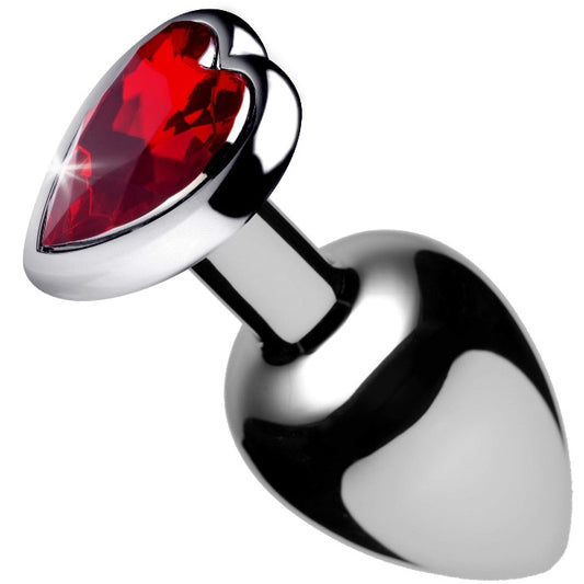 Booty Sparks 'Red Heart' Gem Anal Plug -Medium