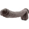 Dr. Skin ''Mr. Ed'' 13 Inch Extra Long Dildo -Chocolate