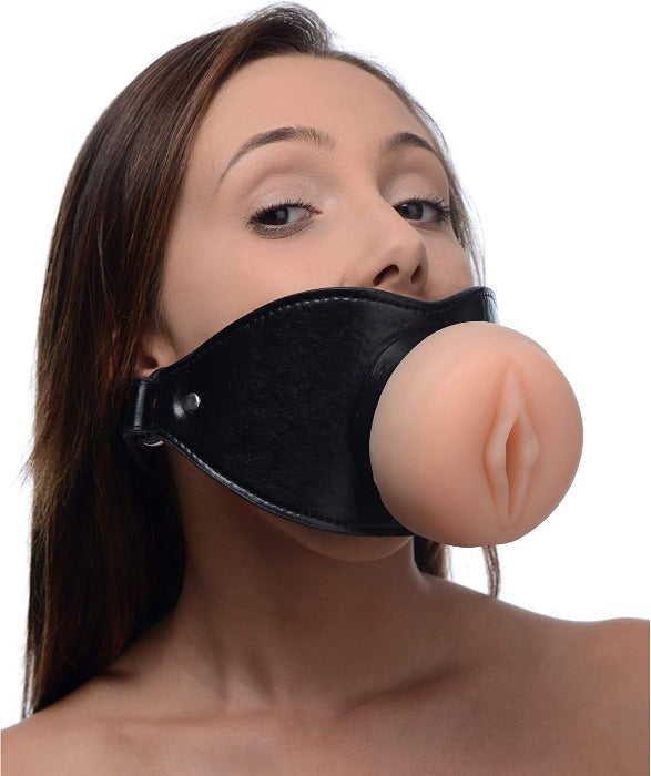 MS 'Pussy Face' Pussy Boy Mouth Gag