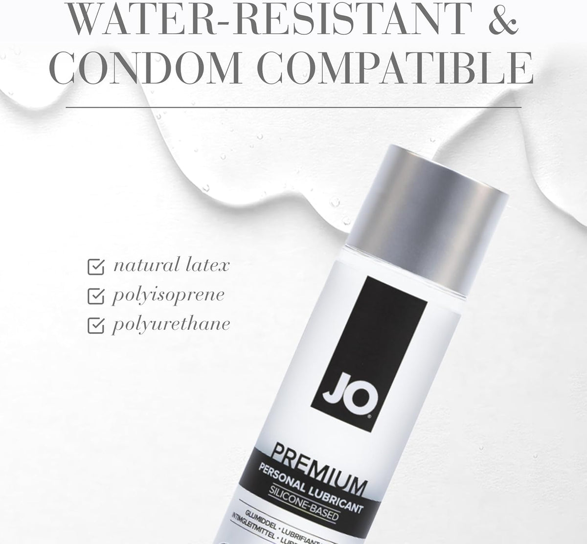 JO Premium Silicone Lube - 16oz