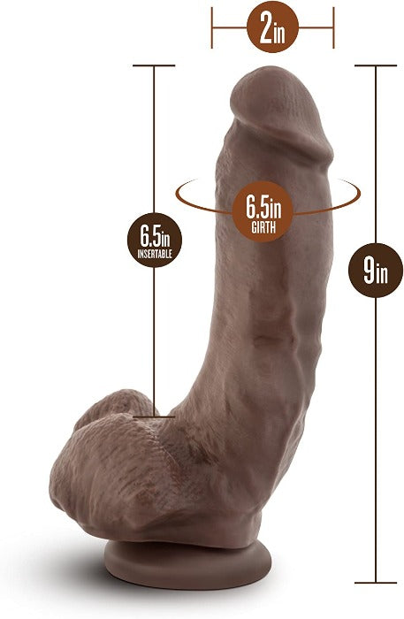 Dr. Skin 'Mr. Mayor' Dildo 9inch -Chocolate
