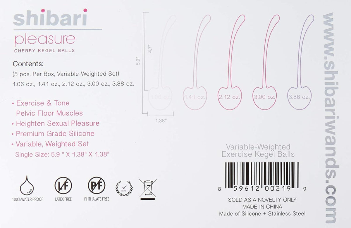 Shibari "Cherry" Kegel Balls, 5Piece