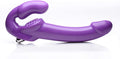 U Strap 7X Revolver 2 Inch Thick Vibrating Strapless Strap-on -Purple