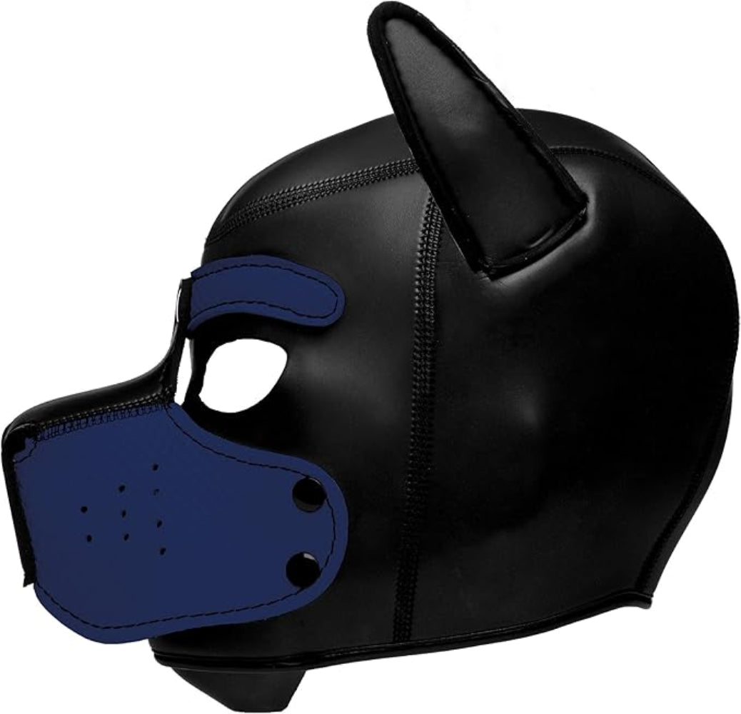 Master Series "Spike" Neoprene Puppy Hood -Blue