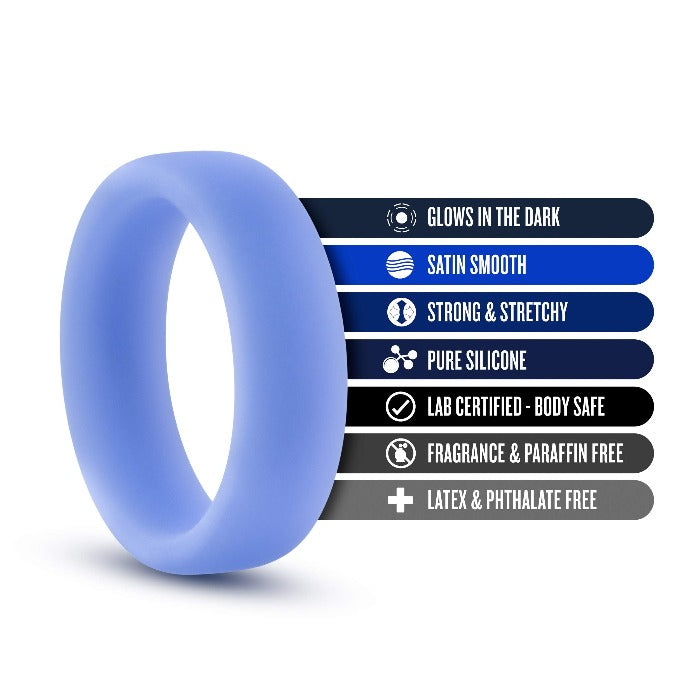 Performance Go Pro Glo Cock Ring -Blue