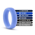 Go Pro ''Glo'' Cock Ring -Blue