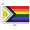 Inclusive Progress Pride Rainbow Flag - 3ft by 5ft
