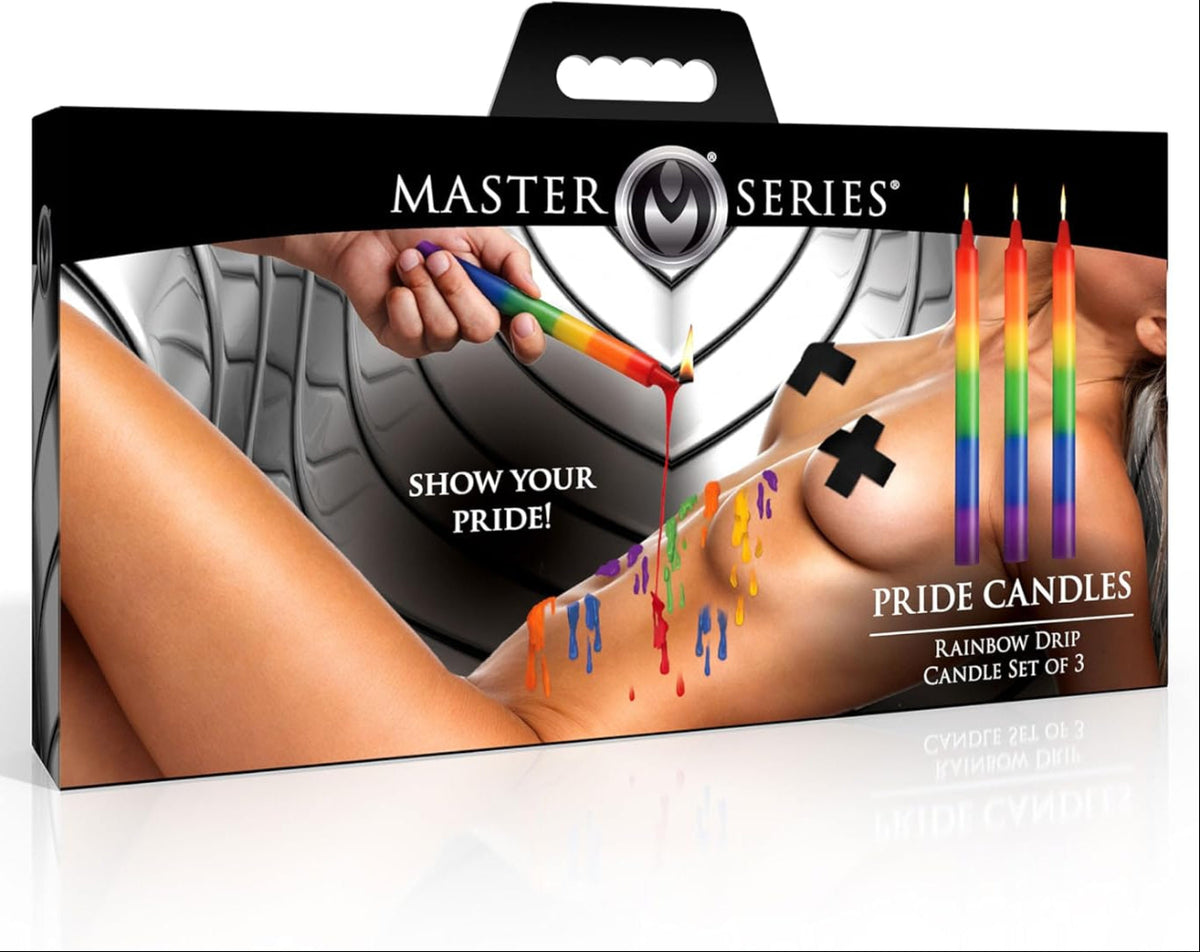 Master Series 'Pride' Drip Candles x3