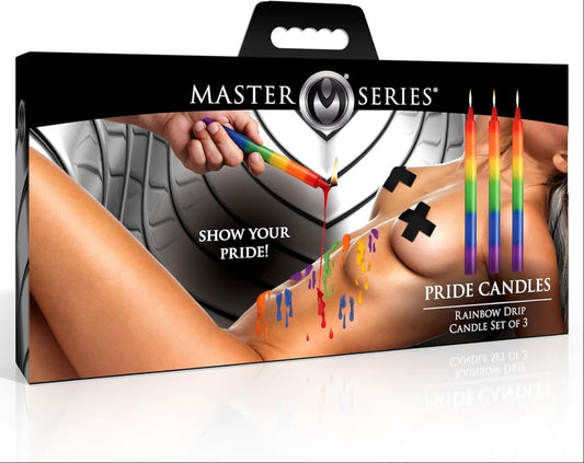 Master Series 'Pride' Drip Candles x3