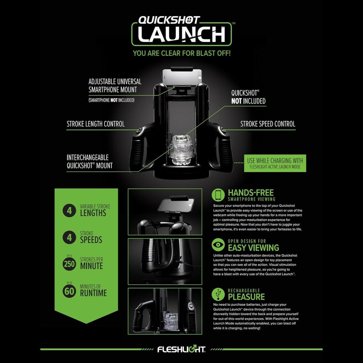 Fleshlight Quickshot Launch Auto Stroker
