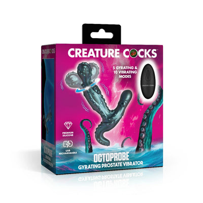 Creature Cocks 'Octoprobe' Gyrating Prostate Vibrator w/ Remote