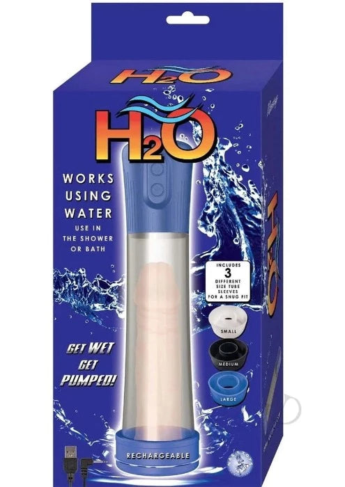 H2O Rechargeable "Water" Powered Penis Pump