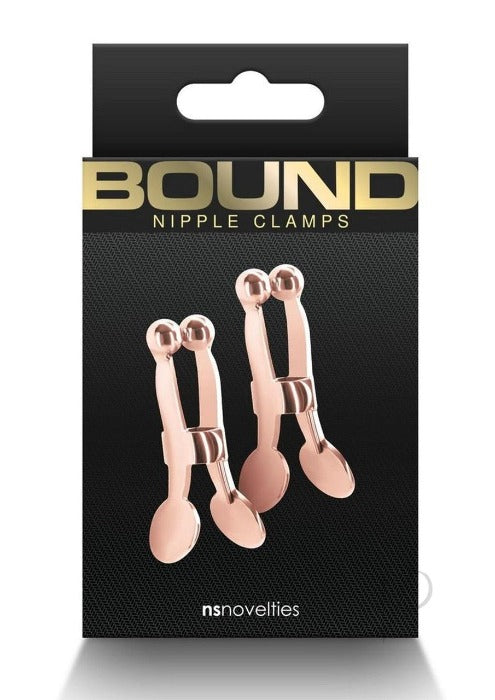 Bound 'C1' Nipple Clamps -Rose Gold