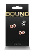 Bound ''M1'' Nipple Clamps -Rose Gold