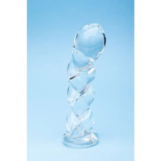 Clarity 'Seraphic Braid' Glass Dildo
