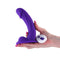 Colours 'Curve' Vibrating  6" Dildo -Purple