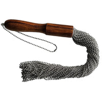 Rogue 'Beaded Metal Flogger' w/ Wooden Handle