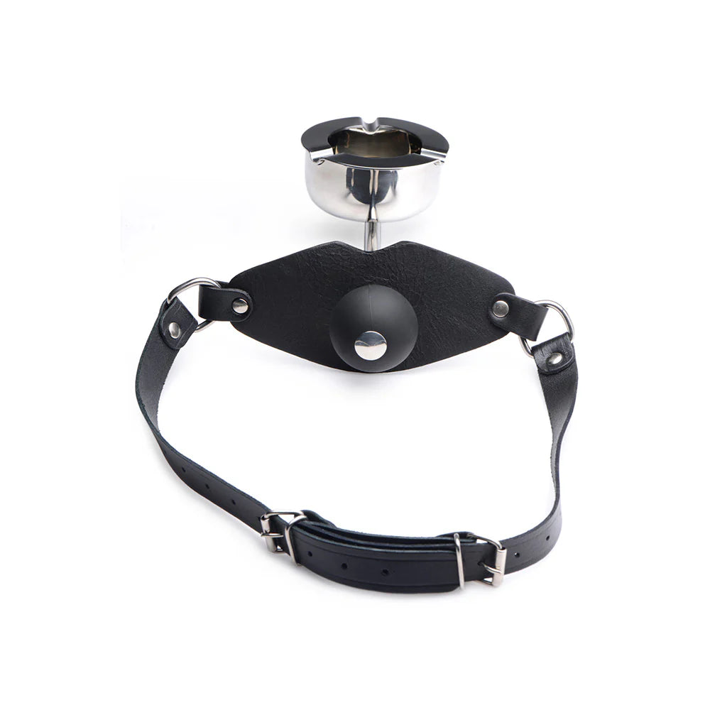 Leather Ashtray Ball Gag