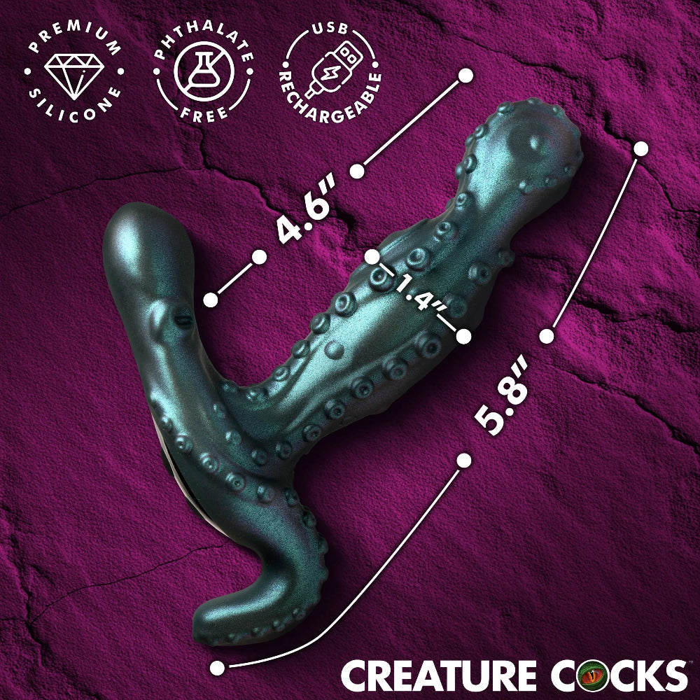 Creature Cocks 'Octoprobe' Gyrating Prostate Vibrator w/ Remote