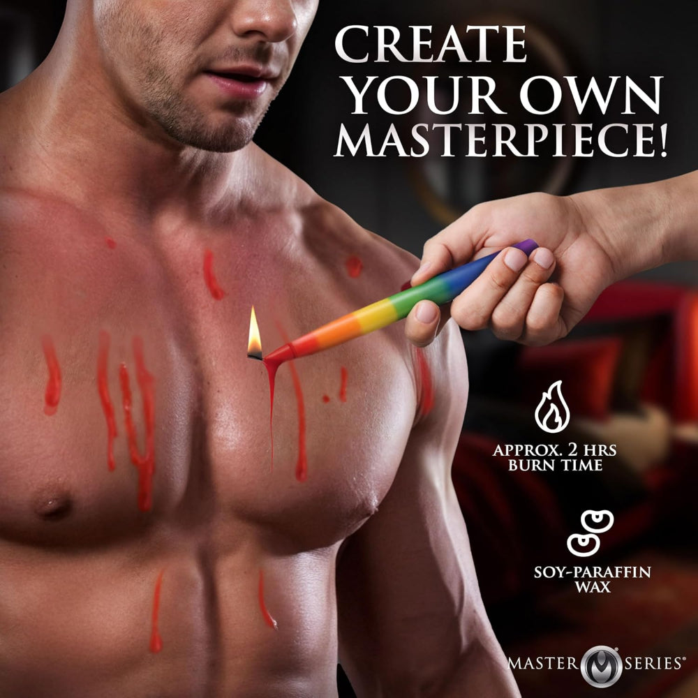 Master Series 'Pride' Drip Candles x3