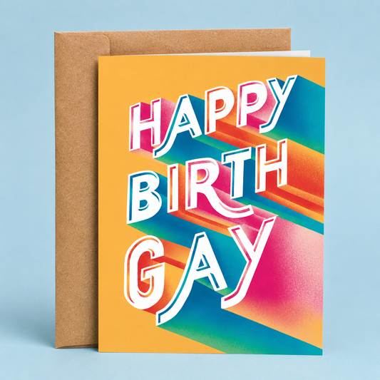 Happy BirthGay card