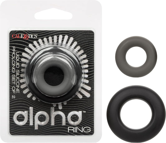 CalExotics Alpha Prolong Set of 2 Penis Cock Ring