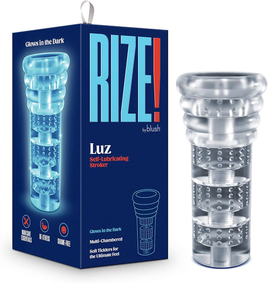 RIZE Luz Self-Lubricating Stroker - Clear