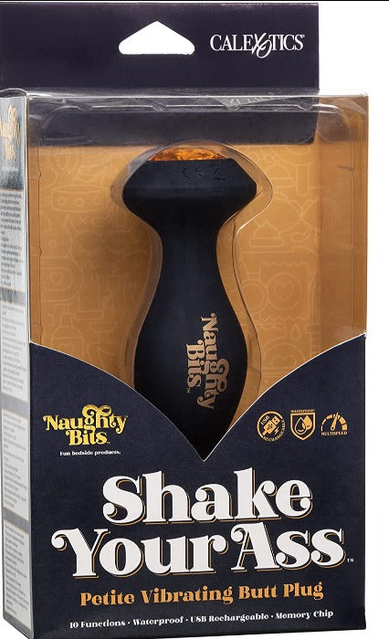 CalEx Naughty Bits "Shake Your Ass" Petite Gem Vibrating Butt Plug