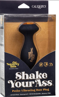 CalEx Naughty Bits "Shake Your Ass" Petite Gem Vibrating Butt Plug