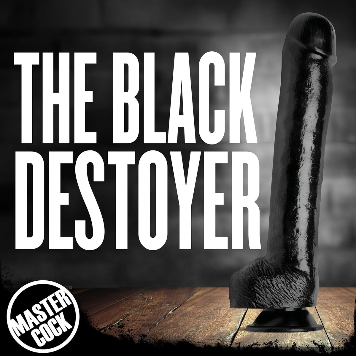 Master Series The Black Destroyer 17" Dildo
