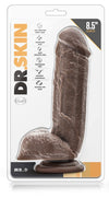 Dr. Skin "MR. D'' 8.5inch Dildo -Chocolate