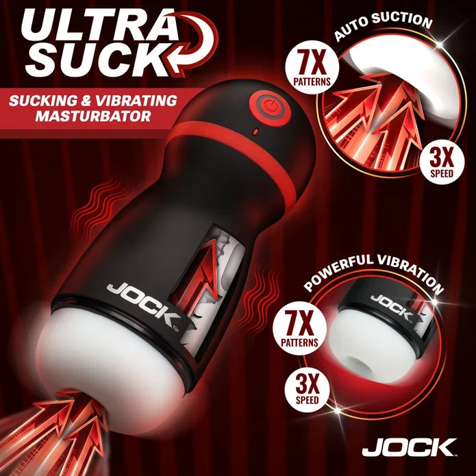 JOCK 'Ultra Suck' Sucking & Vibrating Masturbator
