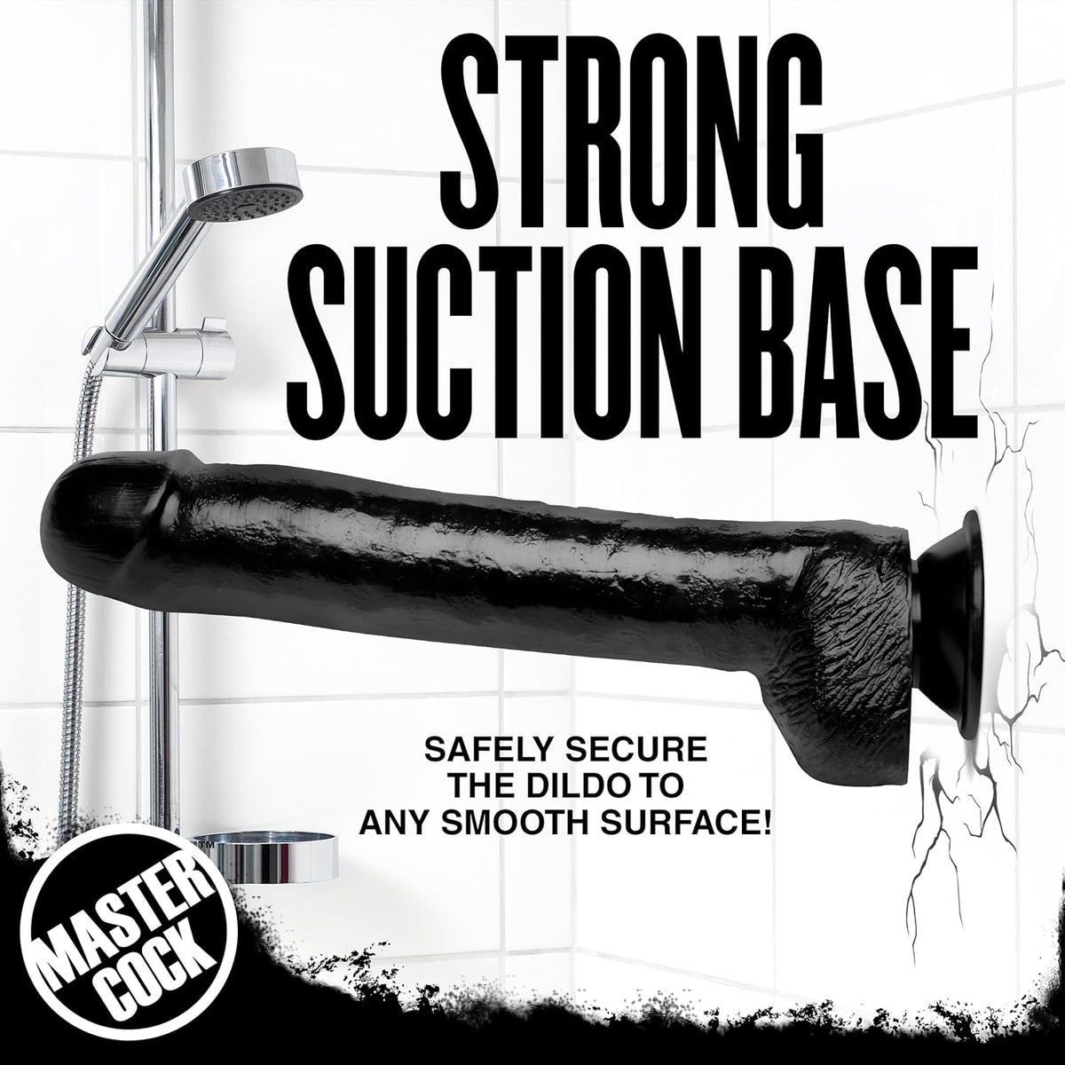 Master Series The Black Destroyer 17" Dildo