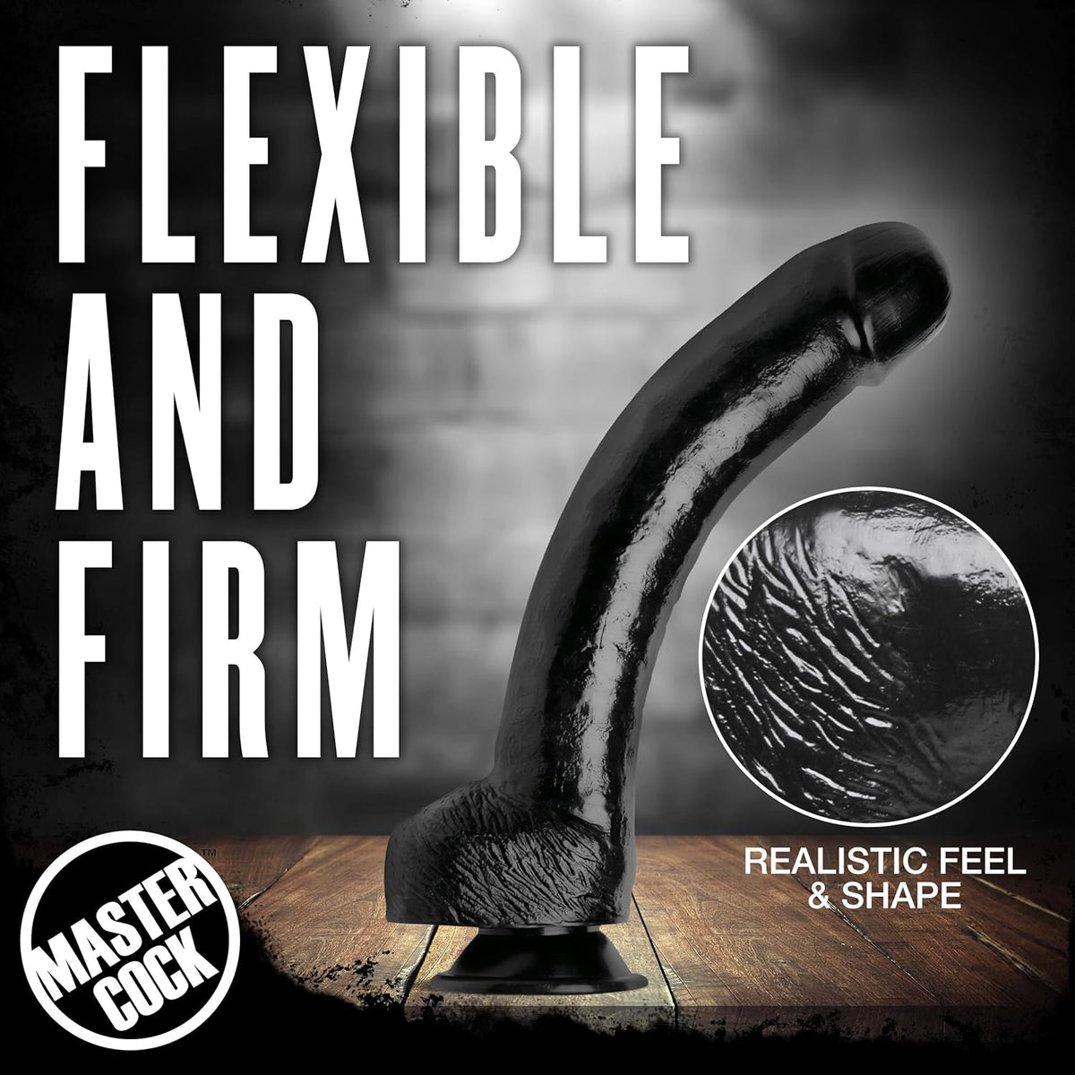 Master Series The Black Destroyer 17" Dildo