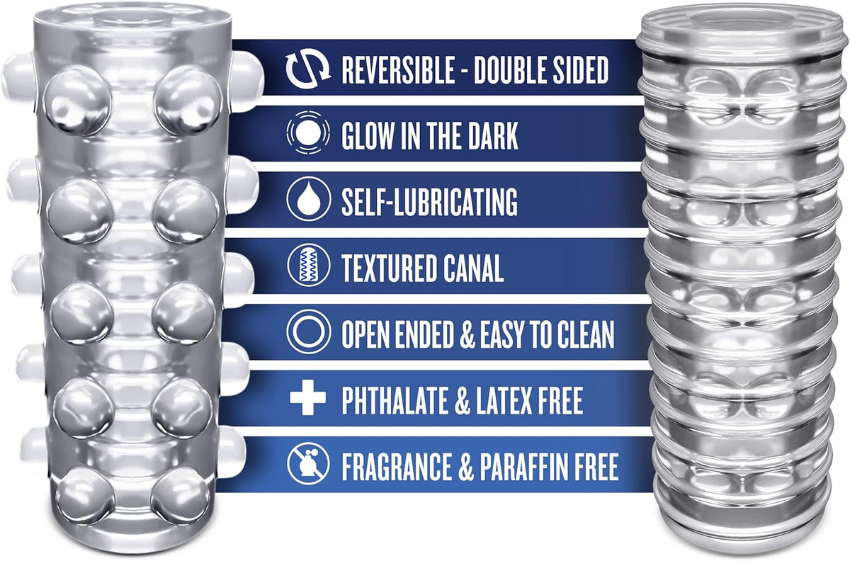 RIZE Swich Self-Lubricating Stroker - Clear