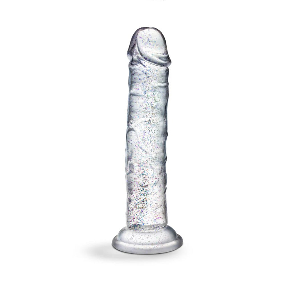 Naturally Yours - Glamor - Sparkling Clear Dildo 7"