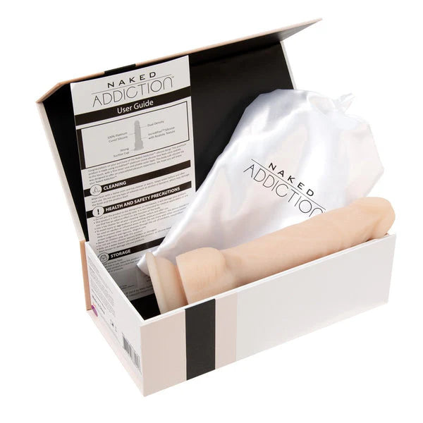 Naked Addiction 8" Silicone Dual Density Dildo