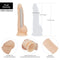 Naked Addiction 8" Silicone Dual Density Dildo