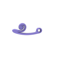 SVibe Snail CURVE vibrator, periwinkle