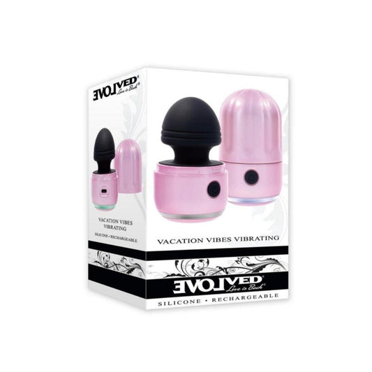 Evolved 'Vacation Vibes' Discreet Vibrator -Pink/Black